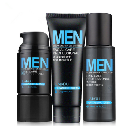 Men's Set Moisturizing Cream / Toner / Facial Cleanser - shopkennedybeautybar